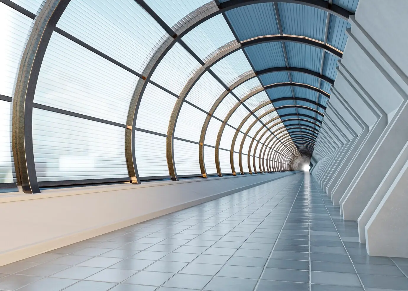 Hintergrund eines leeren Flurs